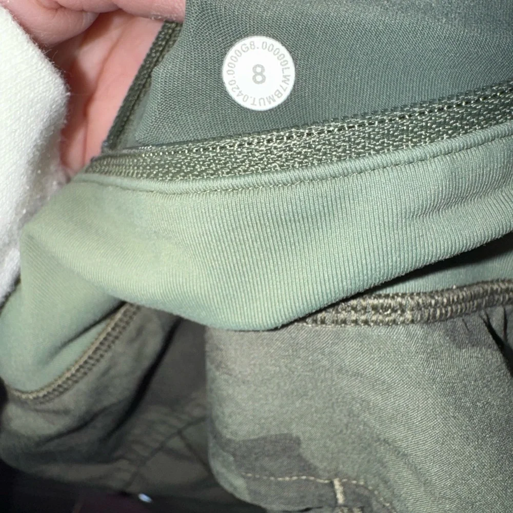 lululemon athletica Green Camo Athletic Shorts